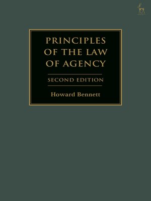 cover image of Principles of the Law of Agency